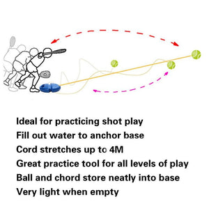 Tennistrainer PRO™ | Trainieren Sie Ihre Fähigkeiten ohne Gegner! (5408068075677)