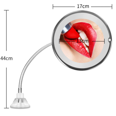 LED-Spiegel mit Saugnapf™ | Passen Sie mit Präzision auf sich auf! (5408059424925)