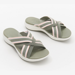 Open-Toe Slippers™ |  Überkreuzte Band-Sandalen